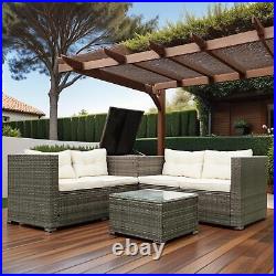 +Rattan outdoor furniture cover, weatherproof patio conversation cover