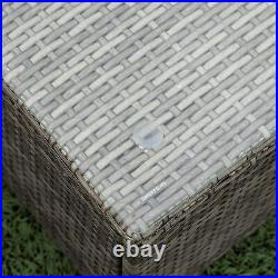 Rattan outdoor furniture cover, weatherproof patio conversation cover