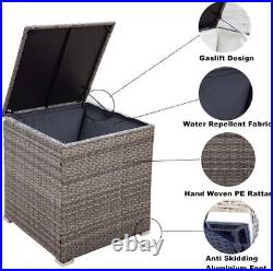 Rattan outdoor furniture cover, weatherproof patio conversation cover