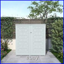 Resin HDPE Shed Outdoor Storage Cabinet Shed Plastic Tool Storage Shed