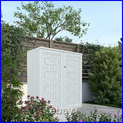 Resin HDPE Shed Outdoor Storage Cabinet Shed Plastic Tool Storage Shed