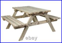 SALE £10 Off -5ft Picnic Table Garden Furniture Heavy Duty and Strong