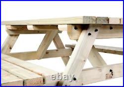 SALE £10 Off -5ft Picnic Table Garden Furniture Heavy Duty and Strong