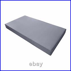 STYLE 1 Outdoor Daybed Piped Trim Mattress Bolster Cushion Pillow COVER ONLY