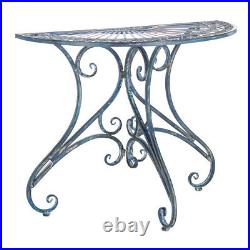 Safavieh Outdoor Collection Annalise Accent Table Antique Blue
