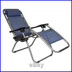 Set Of 2 Zero Gravity Chairs Folding Lounge Patio Outdoor Recliner Beach Chair