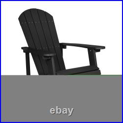 Set of 2 Marcy Classic All-Weather Poly Resin Rocking Adirondack Chairs with