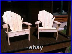 Set of Two Cedar Wisconsin Chairs
