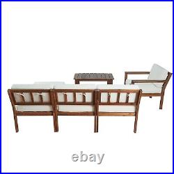 Sofa Set with A Small Table, Suitable for Gardens, Backyards, and Balconies