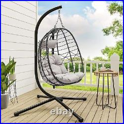 Soft Cushion Swing Hanging Egg Chair Garden Home Indoor Outdoor Patio Balcony