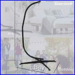 Solid Steel C Hammock Stand Frame Air Porch Construction For Hanging Swing Chair