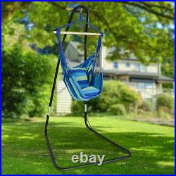 Sorbus Adjustable Hanging Hammock Chair Swing & Stand, 1 Person, 330 Pound Capa