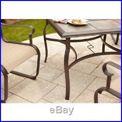 Square Patio Dining Table Outdoor Furniture Ceramic Tile Square Shape Top Antiqu