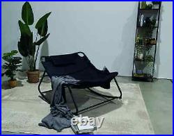 Sun Lounger Summer Garden Rocking Chair Indoor Outdoor Furniture Patio Cup Bag