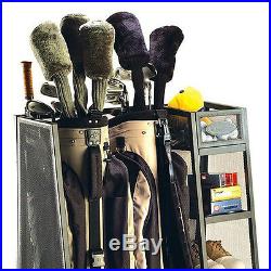 Suncast Complete Storage Heavy Duty Metal Golf Equipment Organizer Storage Rack