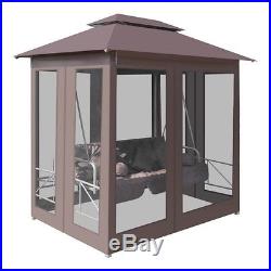 Swing Bench Gazebo Bed Outdoor Canopy Patio Furniture Backyard Porch Pool Shade
