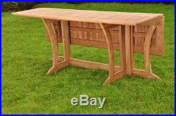Teak Dining Set Console Table Outdoor Patio Furniture New Warw Deck