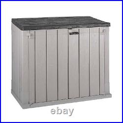 Toomax Stora Way All Weather Storage Shed Cabinet, Taupe Grey/Anthracite (Used)