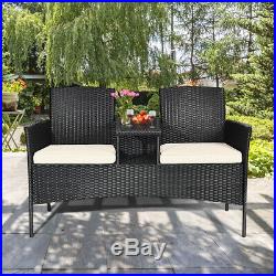 Topbuy Outdoor Rattan Furniture Wicker Patio Conversation Chair