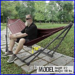 Tranquillo 30s Setup Adjustable Hammock Stand Hammock Net Inhouse, Outdoor Brown