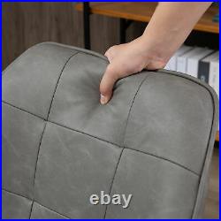 Tube Shaped Dining Chair Accent Seat with Ergonomic Backrest and Armrests