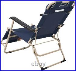 VILOBOS 2PC Patio Chaise Lounge Chair Folding Pool Yard Garden Reclining Seat