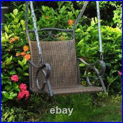 Valencia Resin Wicker/Steel Single Chair Swing