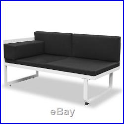 VidaXL Garden Sofa Set 17 Pieces Textilene Aluminum Outdoor Patio Furniture