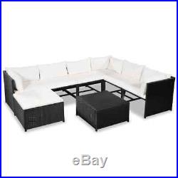 VidaXL Garden Sofa Set 24 Pieces Poly Rattan Wicker Outdoor Lounge Furniture
