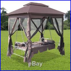 VidaXL Gazebo Swing Chair Coffee Garden Outdoor Patio Porch Seat Hammock Tent