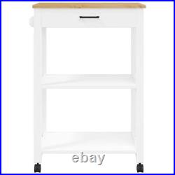 VidaXL Kitchen Trolley MONZA 23.6x15.7x35.4 Solid Wood Pine