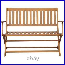 VidaXL Patio Bench 47.2 Solid Acacia Wood