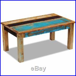 VidaXL Solid Reclaimed Wood Coffee Side Couch Accent Table Handmade Home Decor
