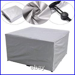 Waterproof Garden Patio Outdoor Furniture Sofa Couch Chair Table Covers Silver