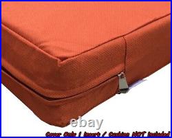 Waterproof Outdoor 4 Pack Chair Seat Patio Cushion Case Covers Only 24X22X4