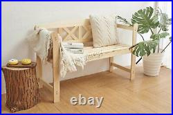 WestWood Outdoor Home 2 Seat Seater Wooden Garden Bench wood Patio Park