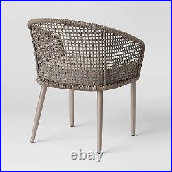 Weybridge 2pk Wicker Weave Patio Dining Chairs Threshold