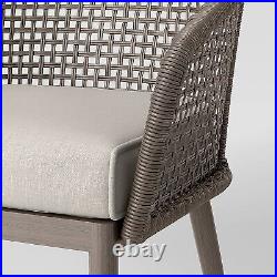Weybridge 2pk Wicker Weave Patio Dining Chairs Threshold