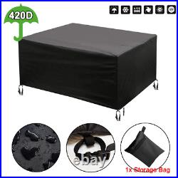 Wind-Proof Anti-UV Waterproof Covers Rain Cover for Sofa Table Chair Extra