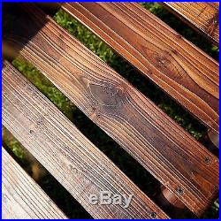 Wood Porch Swing Bench Deck Yard Outdoor Garden Patio Rustic Log Frame Set Curve