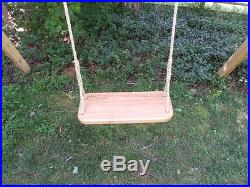 Wood Tree Swings Premier Wood Tree Swing /10 feet /Rope per side, Natural, PR1830