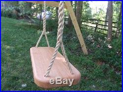 Wood Tree Swings Premier Wood Tree Swing /10 feet /Rope per side, Natural, PR1830