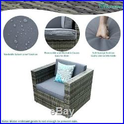YITAHOME Patio Furniture Set 6Pcs Rattan Wicker Cushion Couch Sectional Sofa