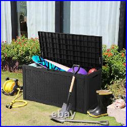 YITAHOME Weatherproof Deck Box Patio Garden Pool Storage Organizer Large Outdoor