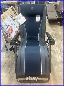 Zero Gravity Chair Lounger Chaise, Folding Heavy Duty Aluminum, Timber Ridge NEW
