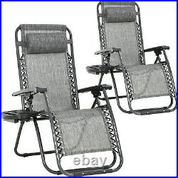 Zero Gravity Chair Patio Chairs Set of 2 Lawn Chair Outdoor Chair Deck Chairs
