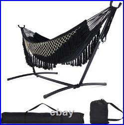 Zupapa 2 Person Heavy Duty 550 LBS Hammock with Stand Outdoor withCarrying case US